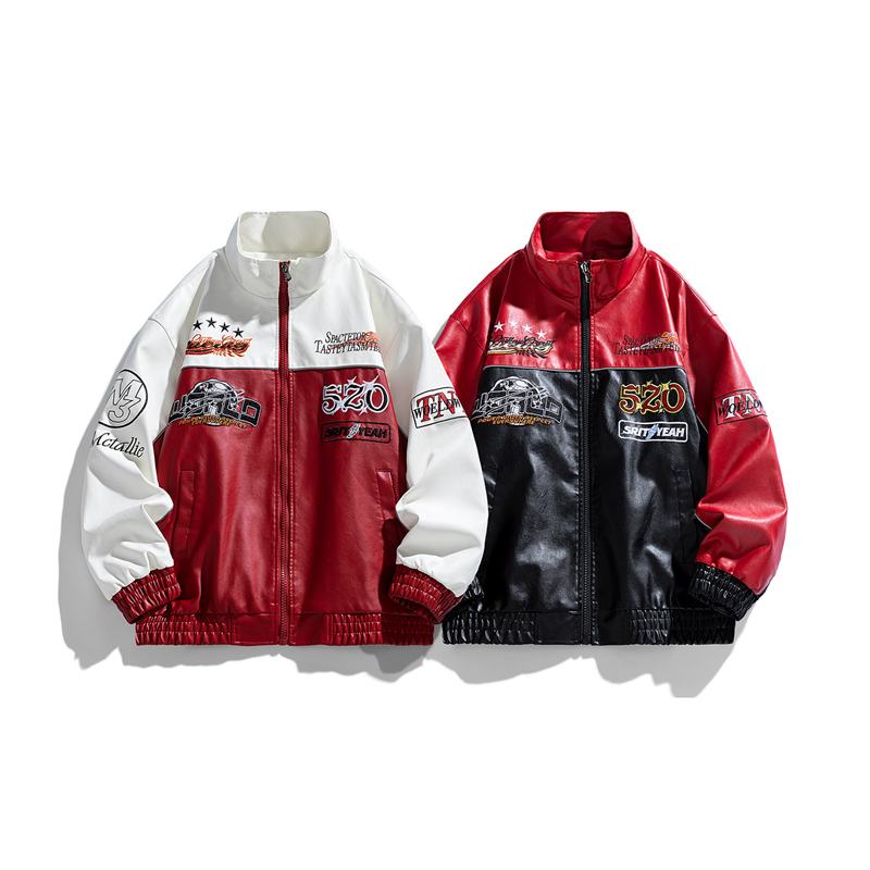 Men'S Fashion Leather Jacket - 트렌디하고 멋진 겨울 야외 레저용 인조