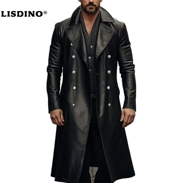 Men'S Fashion Leather Jacket - 가죽 재킷 남성 겨울 플리스 모터사이클