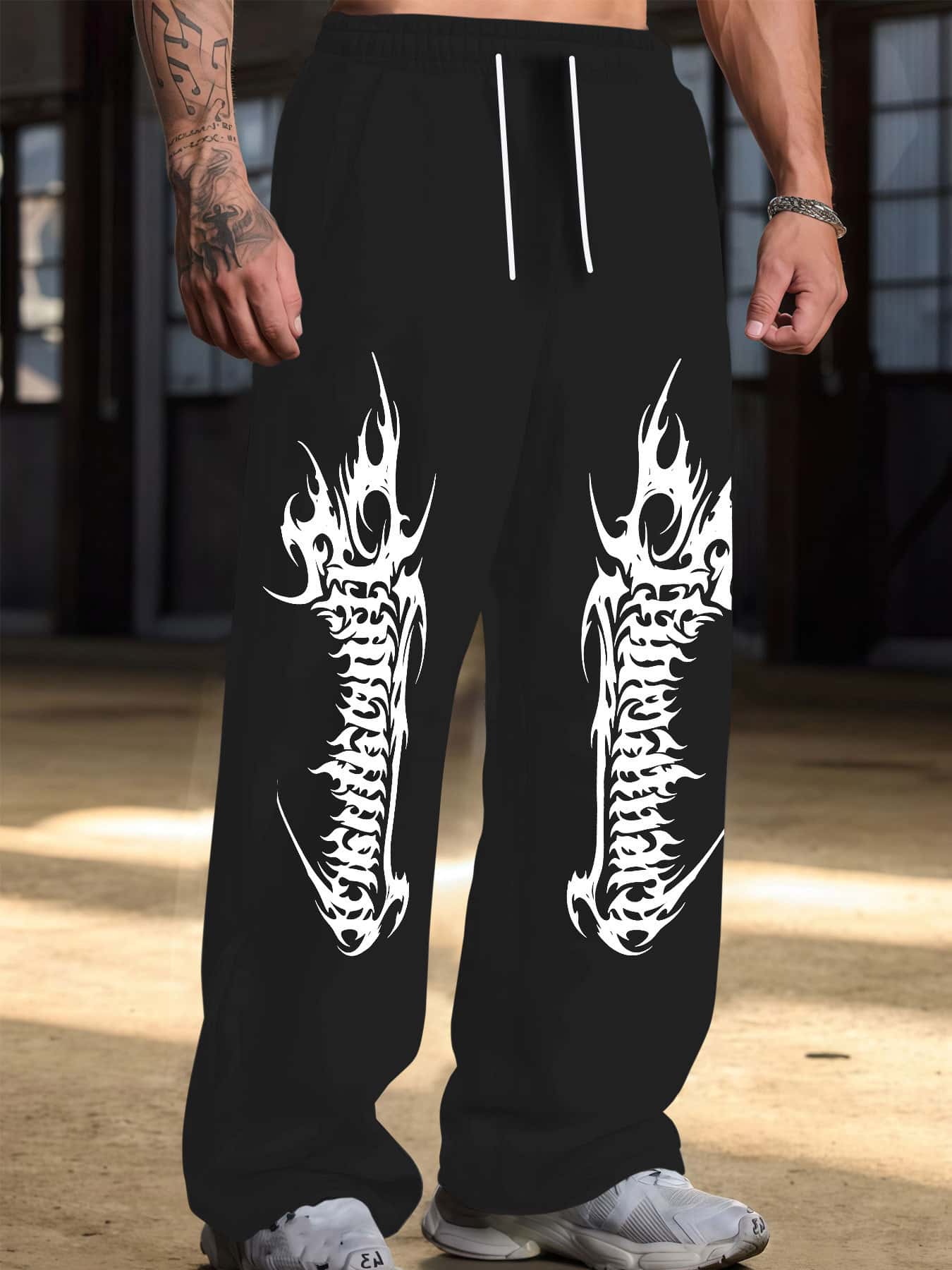 Men'S Dress Pants Fashion - 고딕 패션 스트리트 트렌드 남녀 공용