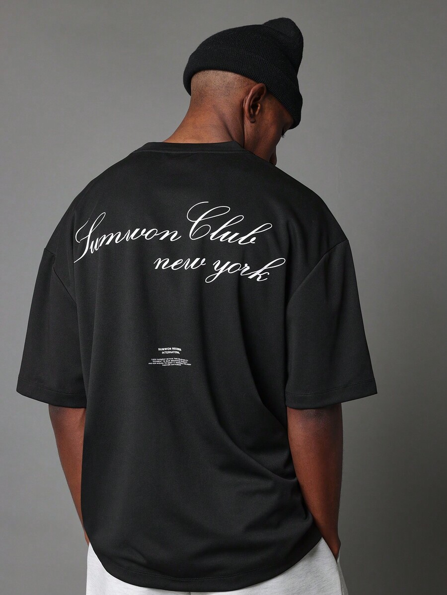 Men'S Fashion New York - SUMWON 선원 클럽 뉴욕 오버사이즈 티셔츠
