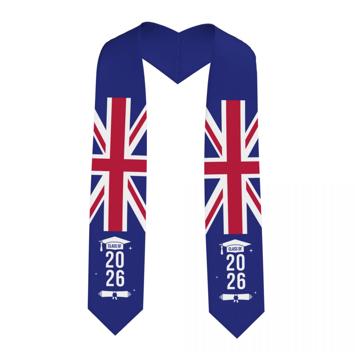 Men'S Fashion Uk 2026 - 2026년 졸업생 영국 국기 졸업 스톨/사시