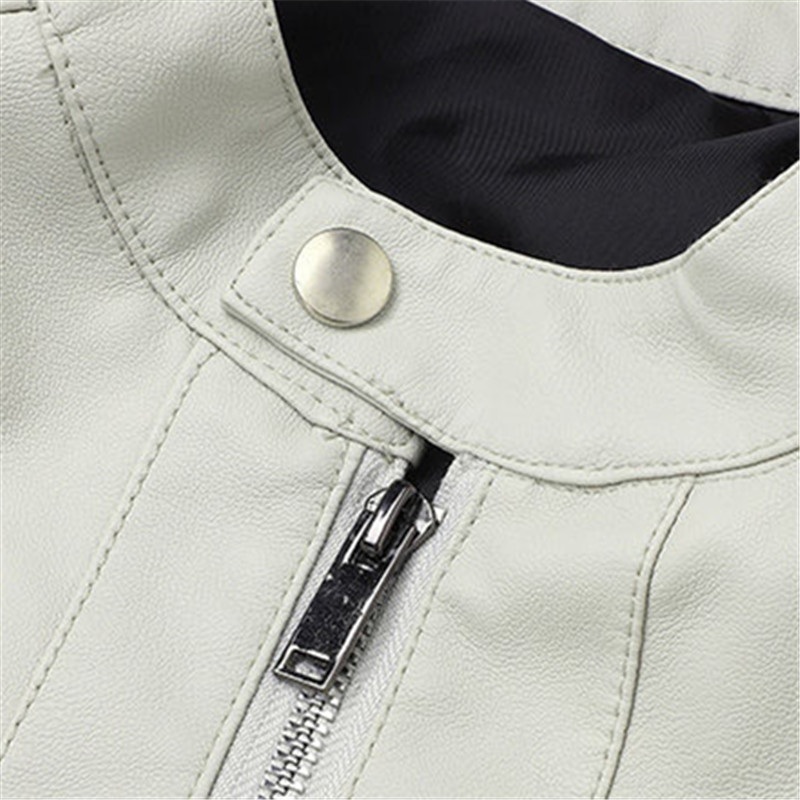 가을 남성용 PU 가죽 재킷 패션 모터사이클 가죽 코트 - Men'S Fashion Leather Jacket 리뷰 및 가격