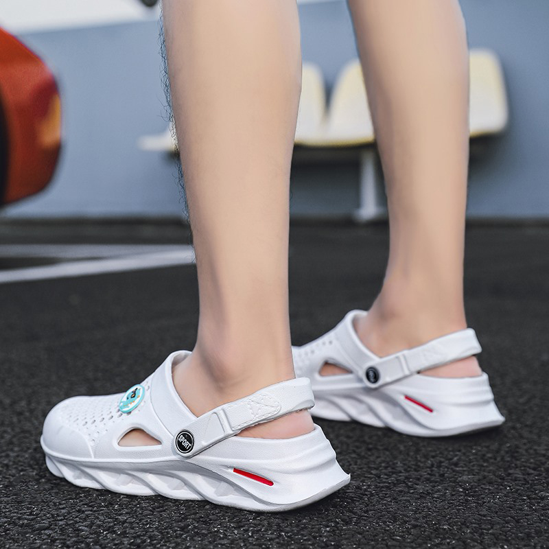 남성 나막신 신발 여성 구멍 샌들 중공 통기성 플립 플 - Men'S Fashion News 리뷰 및 가격