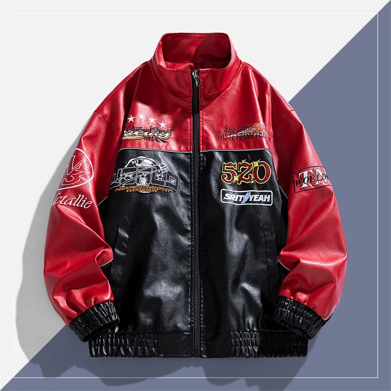 트렌디하고 멋진 겨울 야외 레저용 인조 가죽 재킷, 편 - Men'S Fashion Leather Jacket 리뷰 및 가격