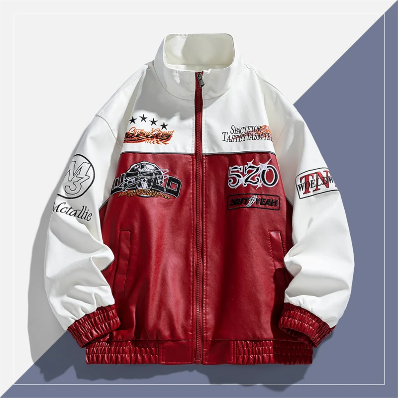 트렌디하고 멋진 겨울 야외 레저용 인조 가죽 재킷, 편 - Men'S Fashion Leather Jacket 리뷰 및 가격