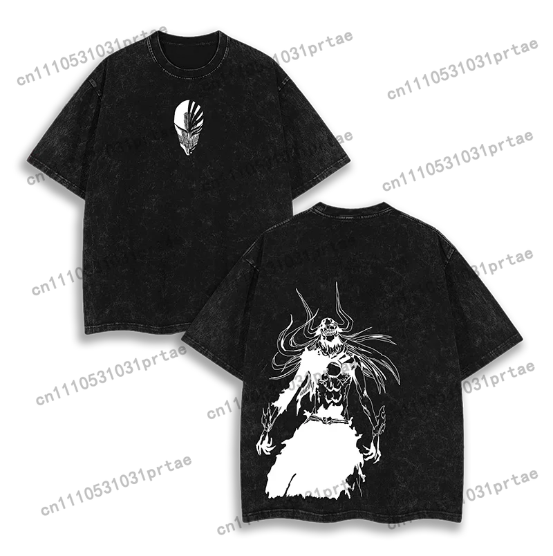 블리치 애니메이션 주변기기 그래픽 프린트 티셔츠 남녀  - Men'S Fashion Oversized T Shirt 리뷰 및 가격