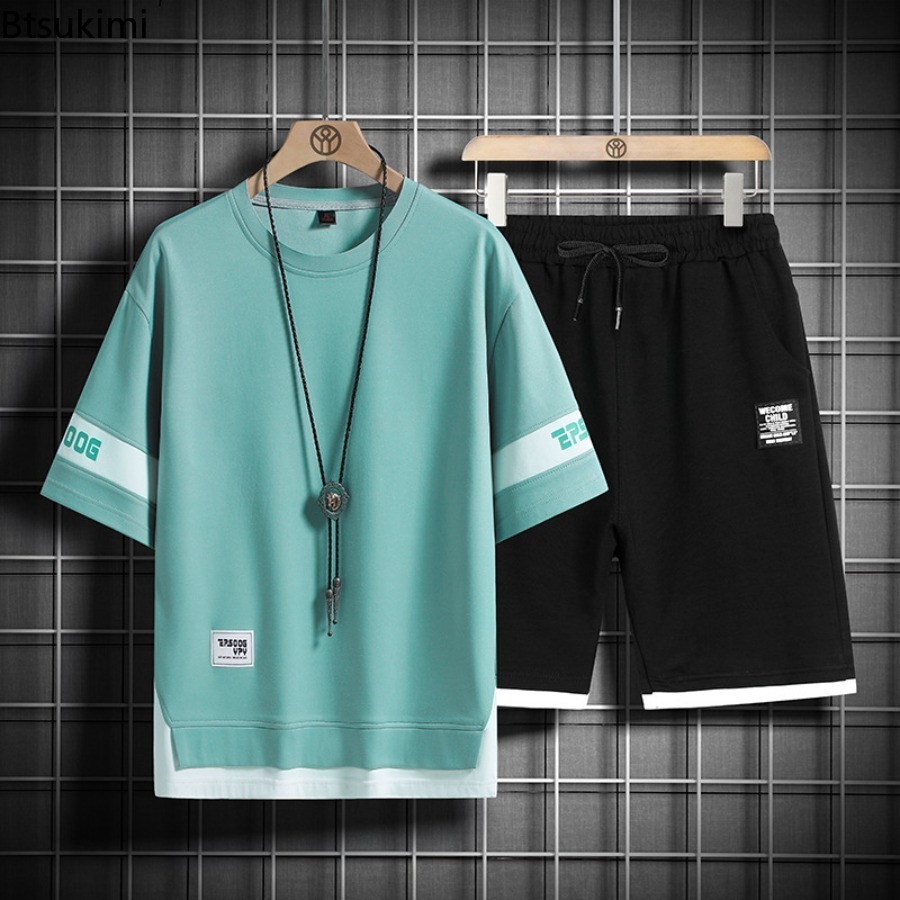 2026 여름 운동복 남성 패션 컬러 블로킹 반팔 티셔 - Men'S Fashion Oversized T Shirt 리뷰 및 가격
