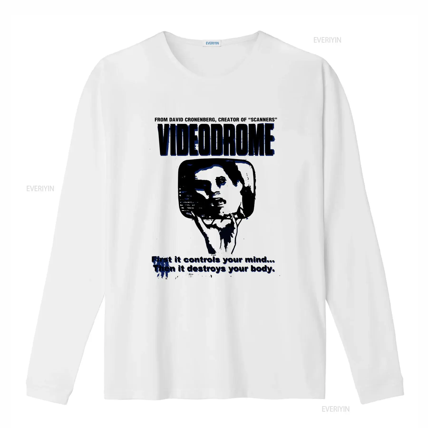 VIDEODROME T 셔츠 80년대 펑크 호러 크로노 - Mens Fashion In The 80S 리뷰 및 가격