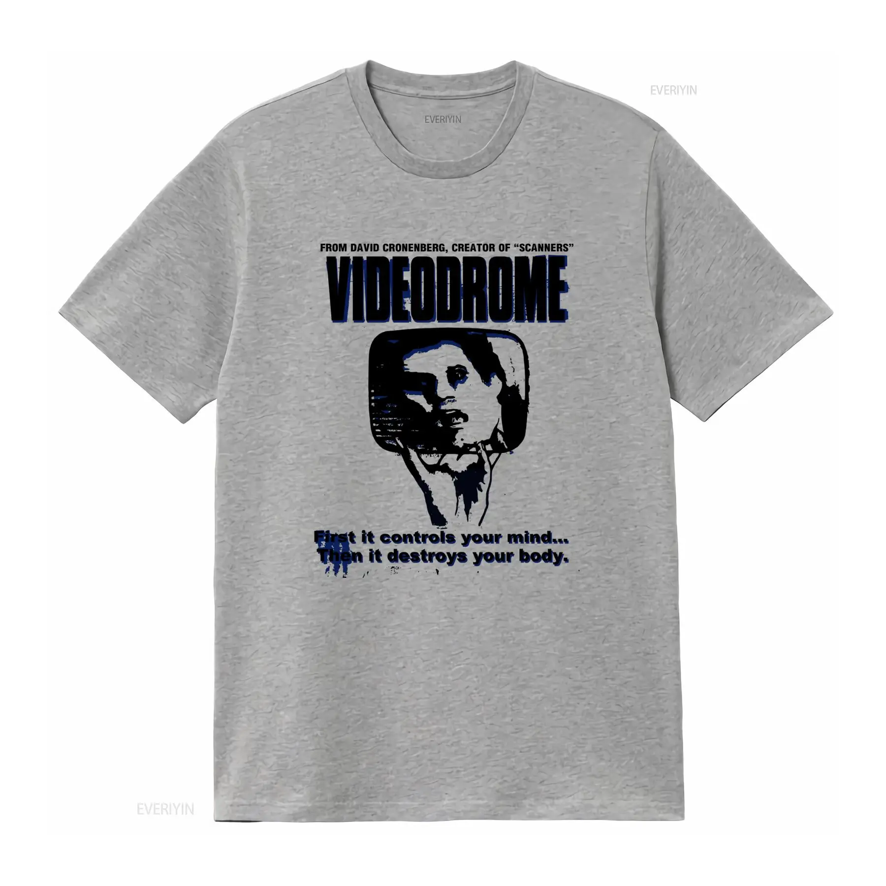 VIDEODROME T 셔츠 80년대 펑크 호러 크로노 - Mens Fashion In The 80S 리뷰 및 가격