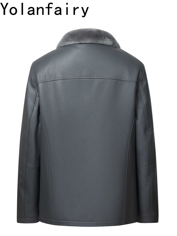 YOLANFAIRY 고급 소가죽 정품 가죽 재킷 남성용 - Men'S Fashion Leather Jacket 리뷰 및 가격