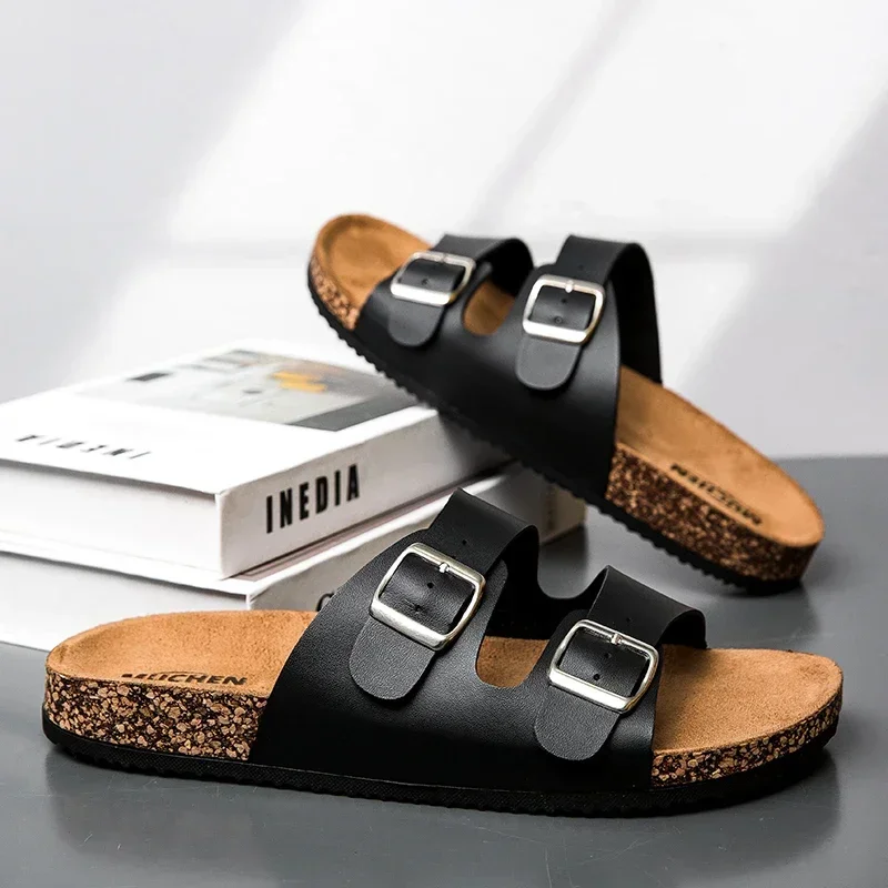 패션 클래식 유니섹스 슬리퍼 편안한 여름 코르크 신발  - Men'S Fashion News 리뷰 및 가격