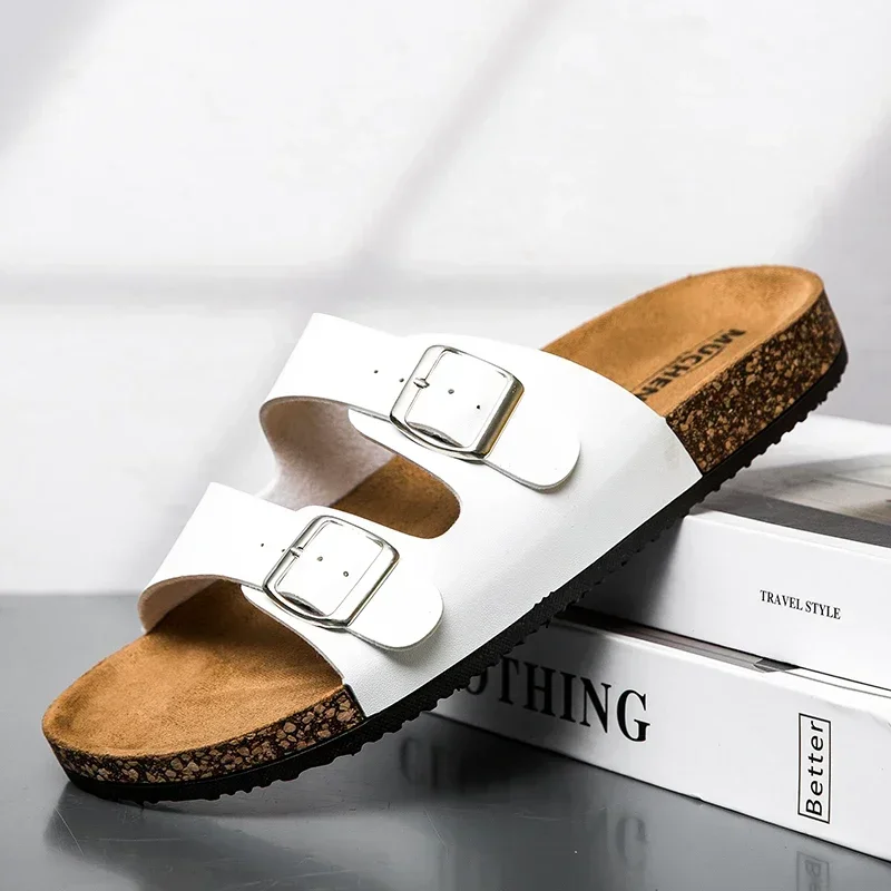 패션 클래식 유니섹스 슬리퍼 편안한 여름 코르크 신발  - Men'S Fashion News 리뷰 및 가격