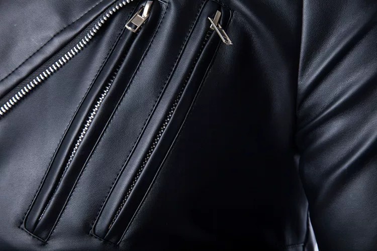 캐주얼 남성 자켓 지퍼 슬림핏 대형 사이즈 PU 가죽  - Men'S Fashion Leather Jacket 리뷰 및 가격