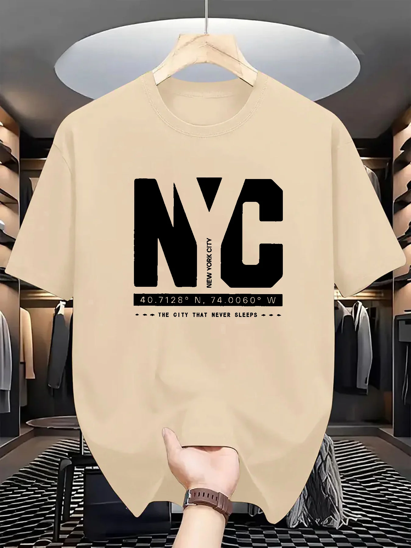 남성 여름 패션 트렌드 캐주얼 루즈핏 뉴욕 패턴 프린트 - Men'S Fashion New York 리뷰 및 가격