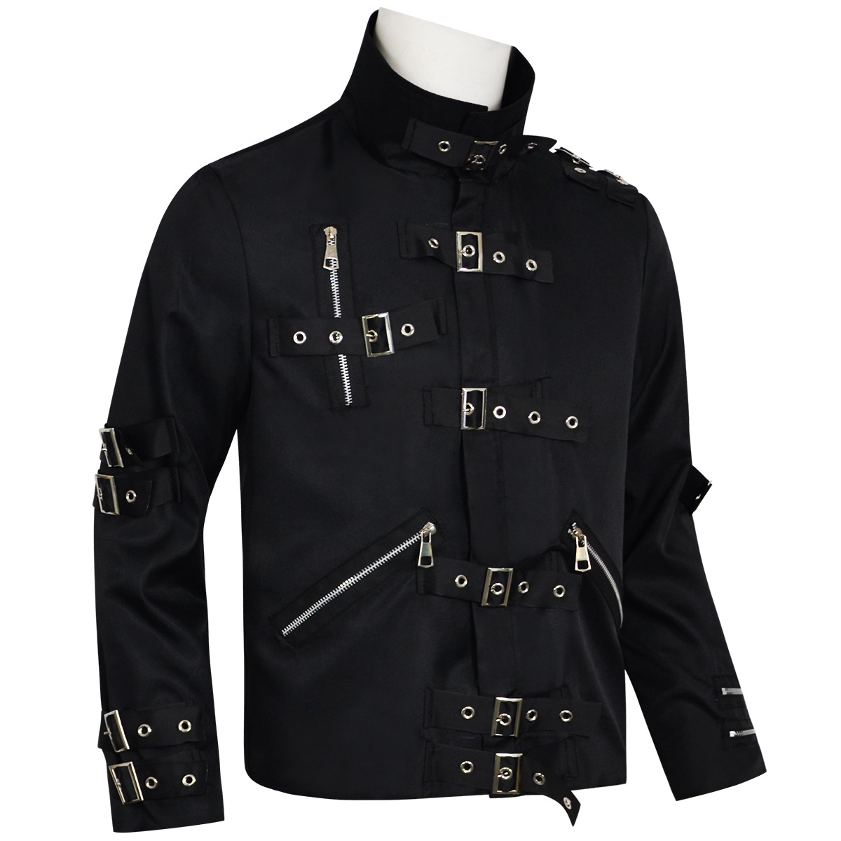 펑크 헤비메탈 V8 가죽 재킷 마이클 잭슨 추모 의상  - Men'S Fashion Leather Jacket 리뷰 및 가격