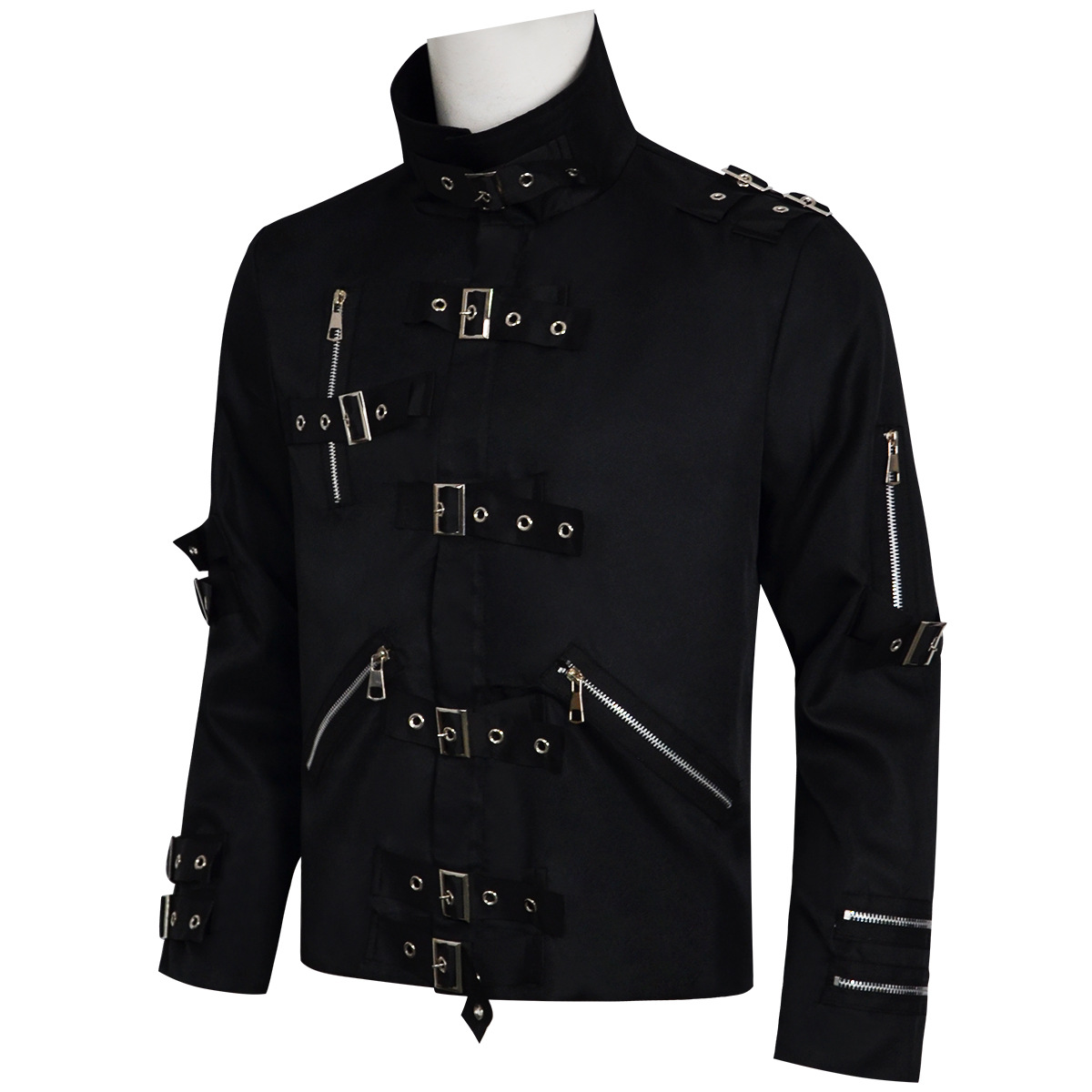 펑크 헤비메탈 V8 가죽 재킷 마이클 잭슨 추모 의상  - Men'S Fashion Leather Jacket 리뷰 및 가격