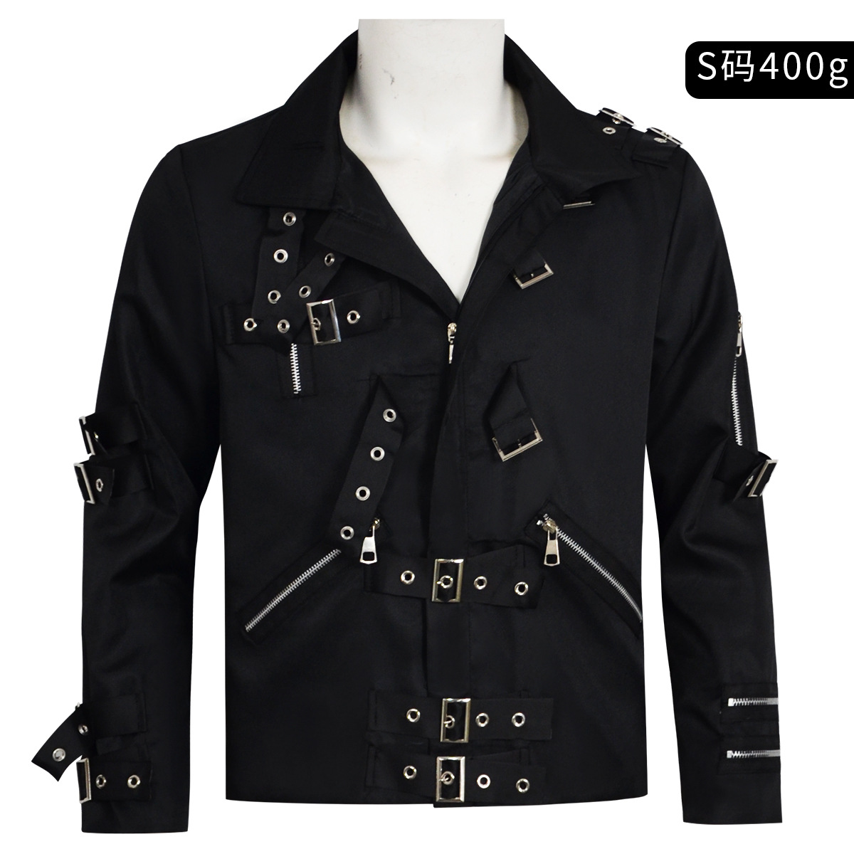 펑크 헤비메탈 V8 가죽 재킷 마이클 잭슨 추모 의상  - Men'S Fashion Leather Jacket 리뷰 및 가격