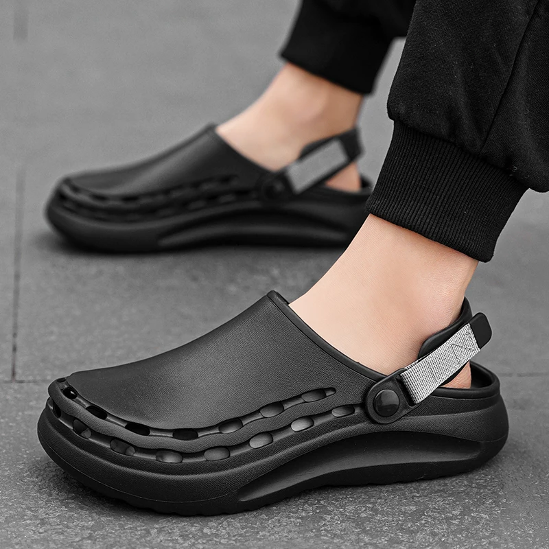 빠른 건조 EVA 솔리드 컬러 남성 샌들 패션 유행 경 - Men'S Fashion News 리뷰 및 가격