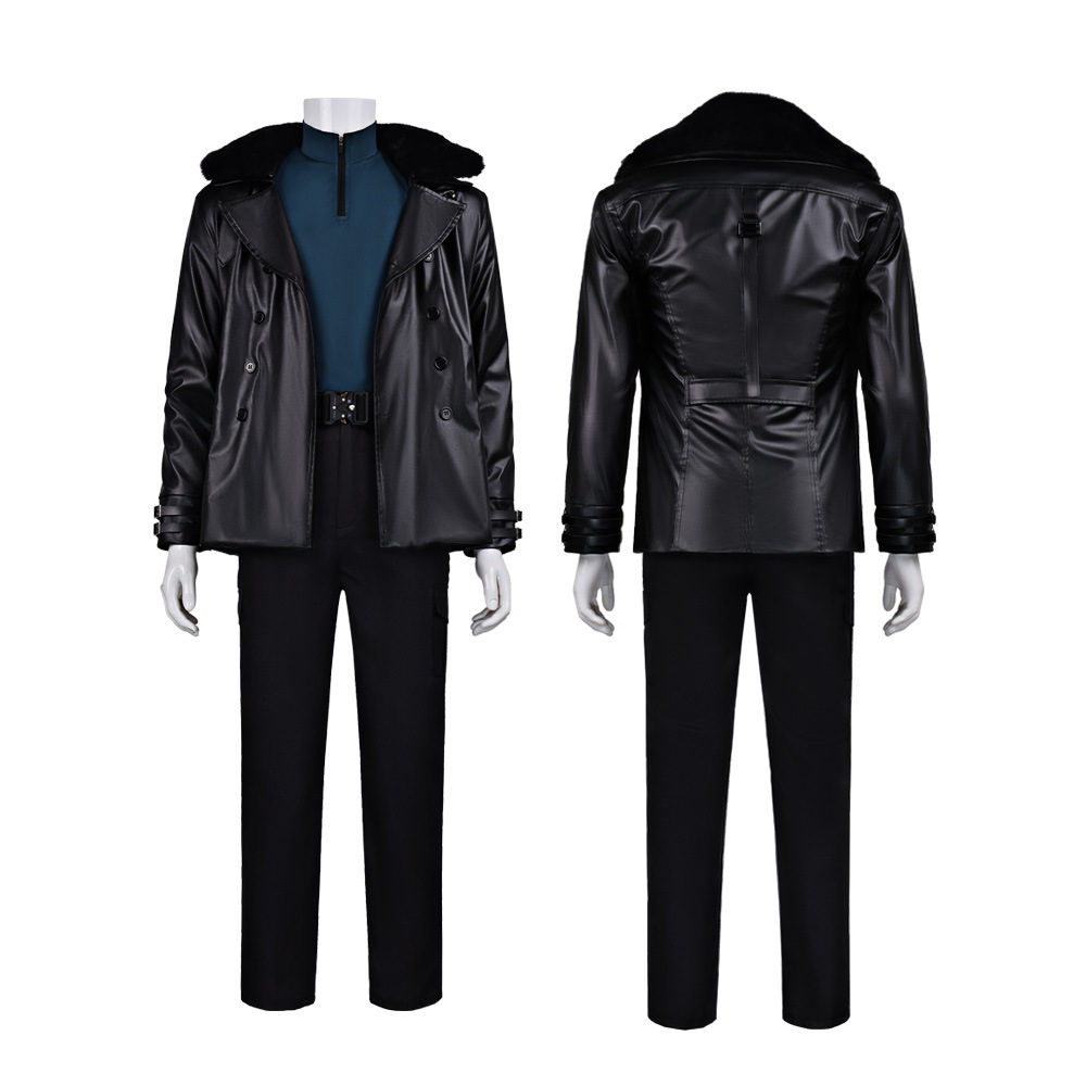 게임 레온 케네디 Re9 이블 코스프레 의상 레지던트맨 - Men'S Fashion Leather Jacket 리뷰 및 가격