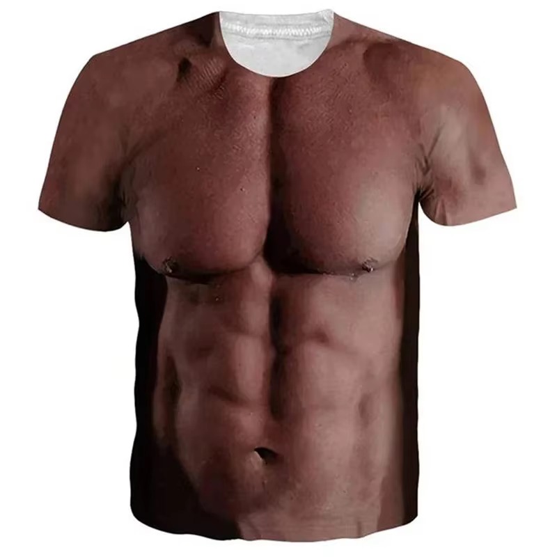 2026 재미있는 근육 몸매 3D 프린팅 티셔츠 디자이 - Muscle Tee Workout 리뷰 및 가격