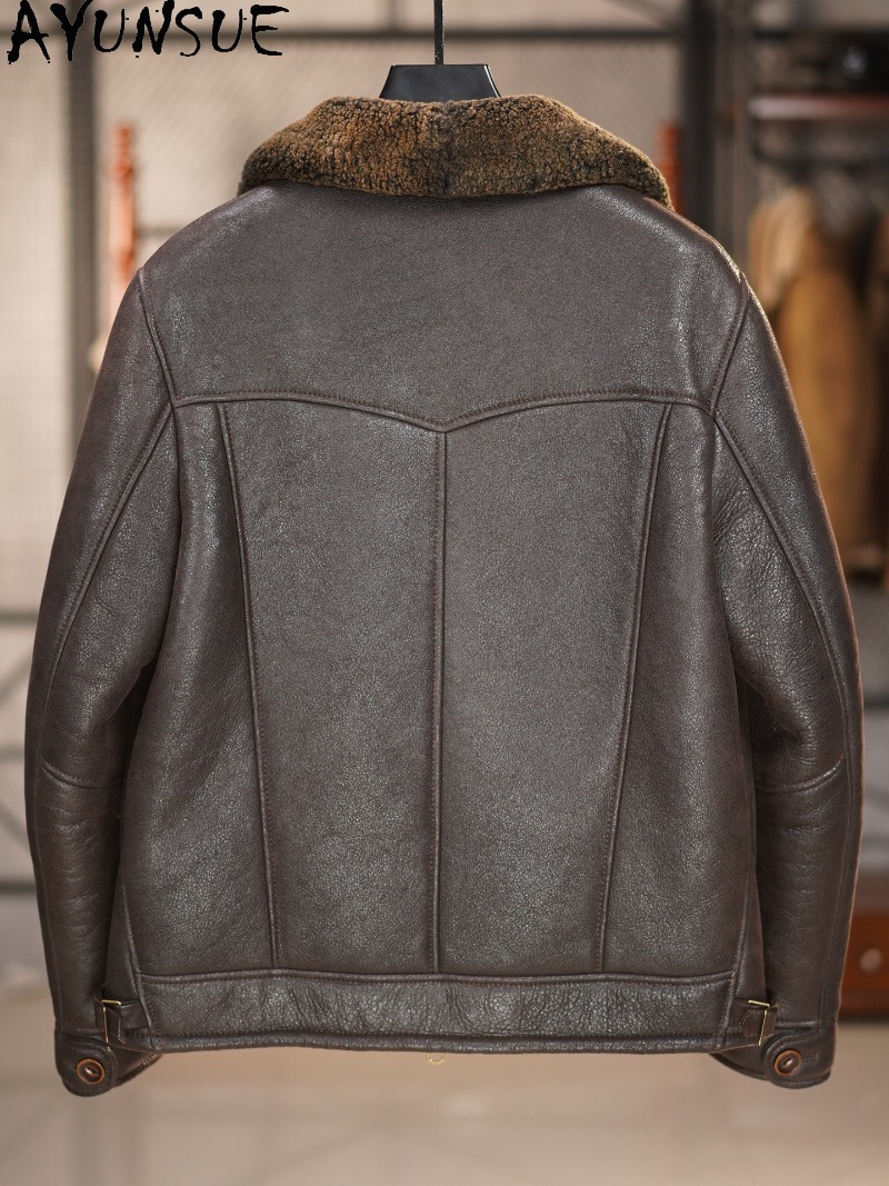AYUNSUE 100% 천연 모피 코트 남성 하이 엔드 - Men'S Fashion Leather Jacket 리뷰 및 가격