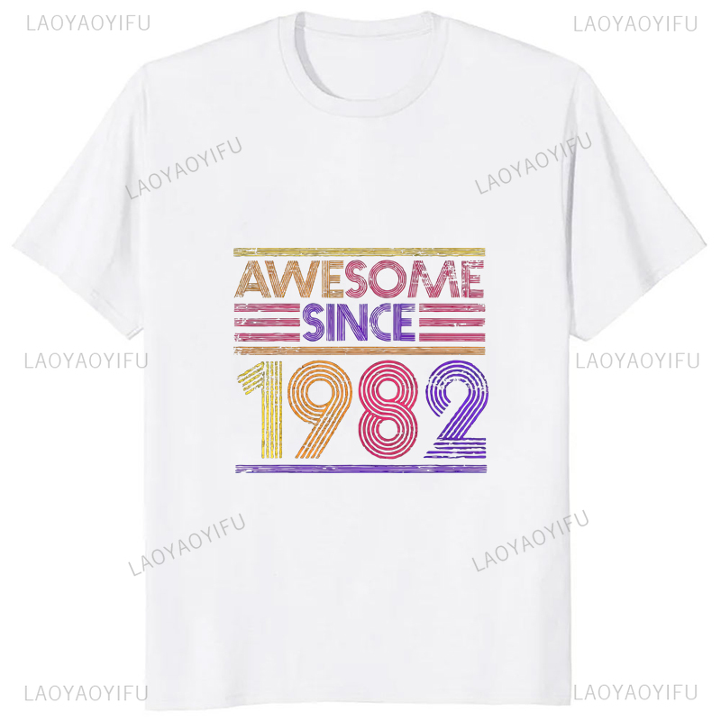 한정판 1982 빈티지 프린트 티셔츠, 80 년대 캐주 - Mens Fashion In The 80S 리뷰 및 가격